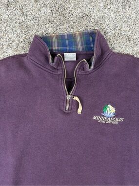 Vintage Sz XL Men’s BAC Premier Minneapolis Auto Auction 1/4 Quarter Zip Sweater